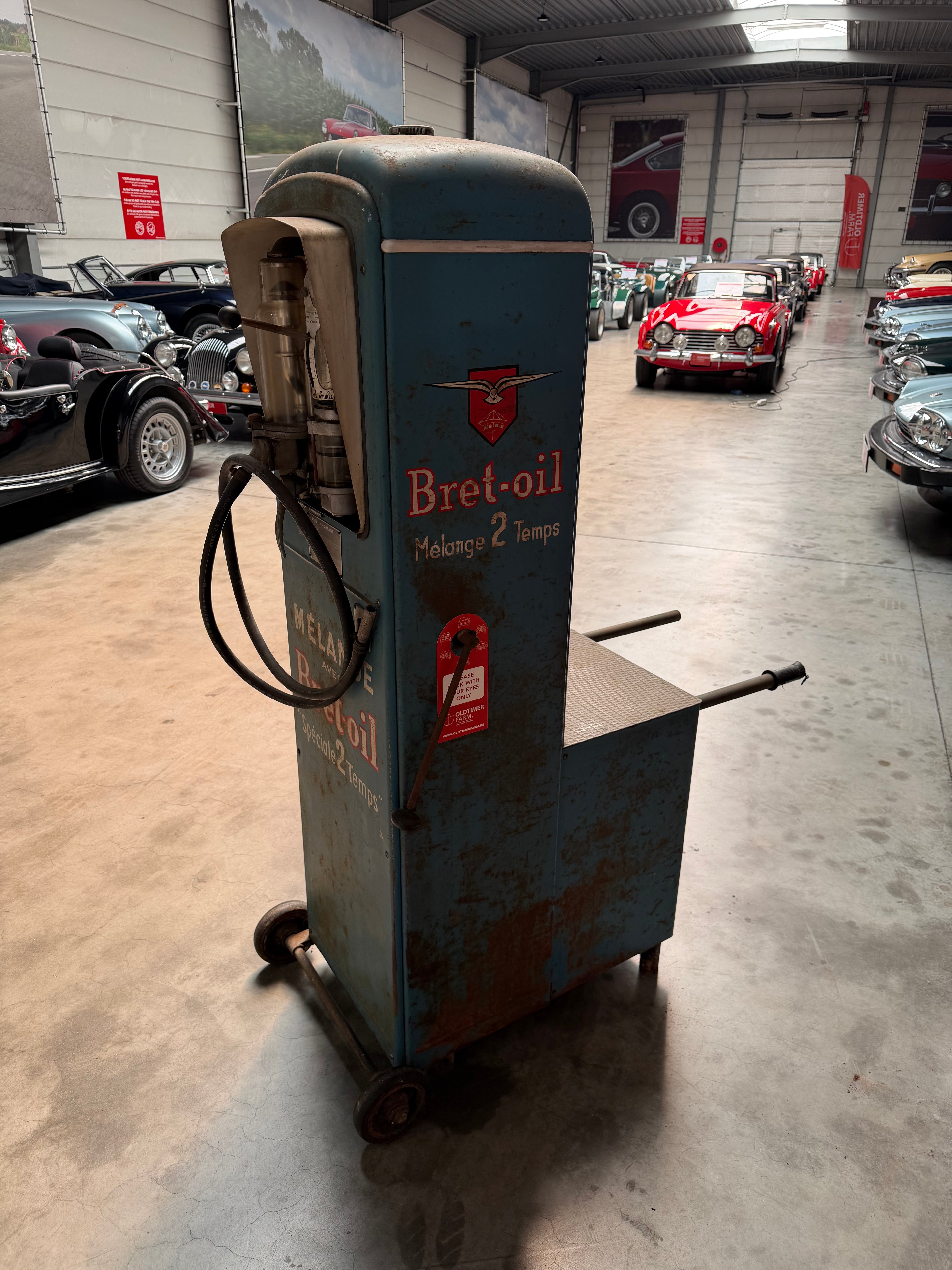 Bret-Oil Oliemengpomp – Origineel Garage- en Bromfietserfgoed