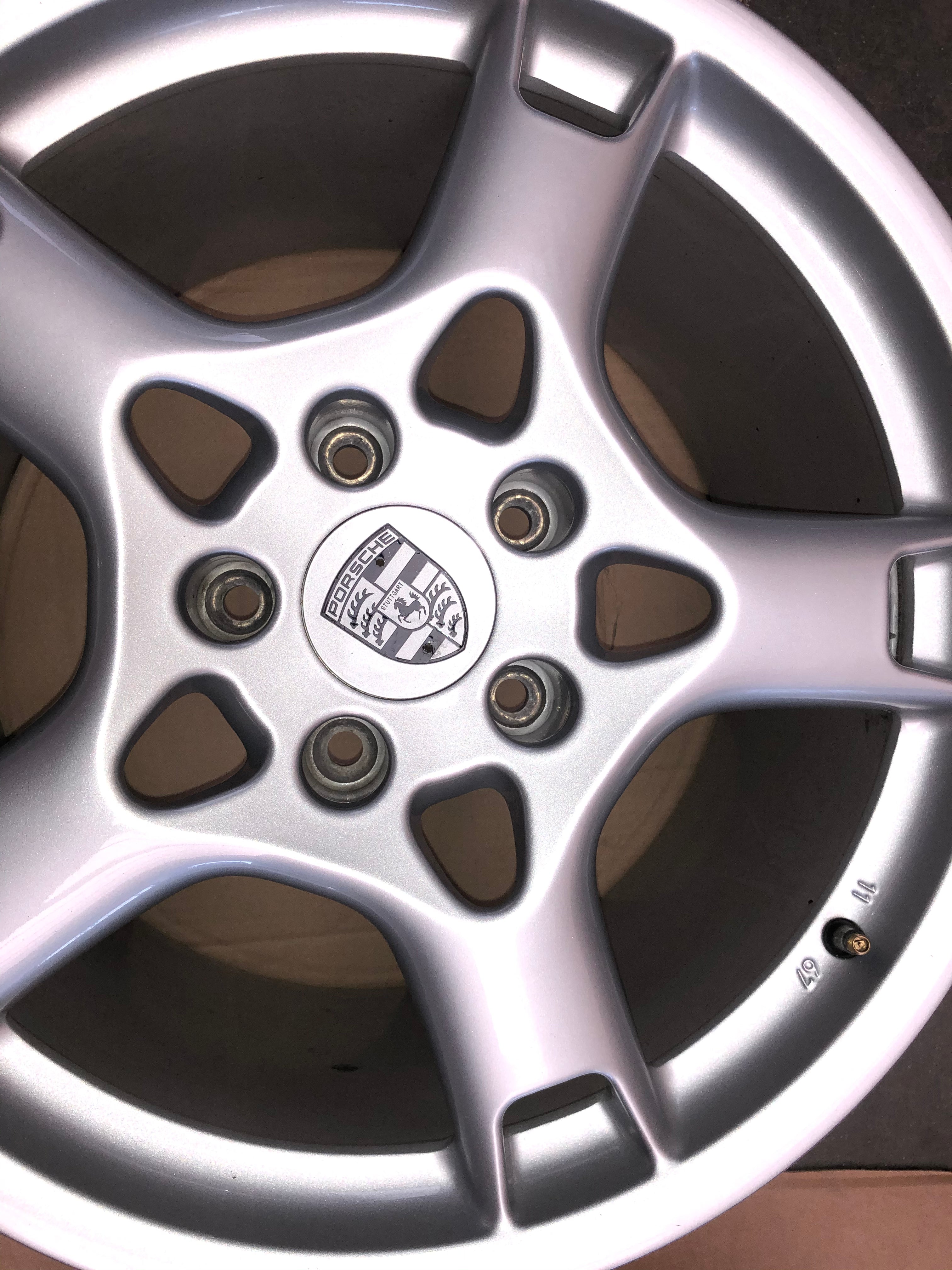 Originele Porsche 19" Achtervelgen – OEM BBS – 997 Carrera S