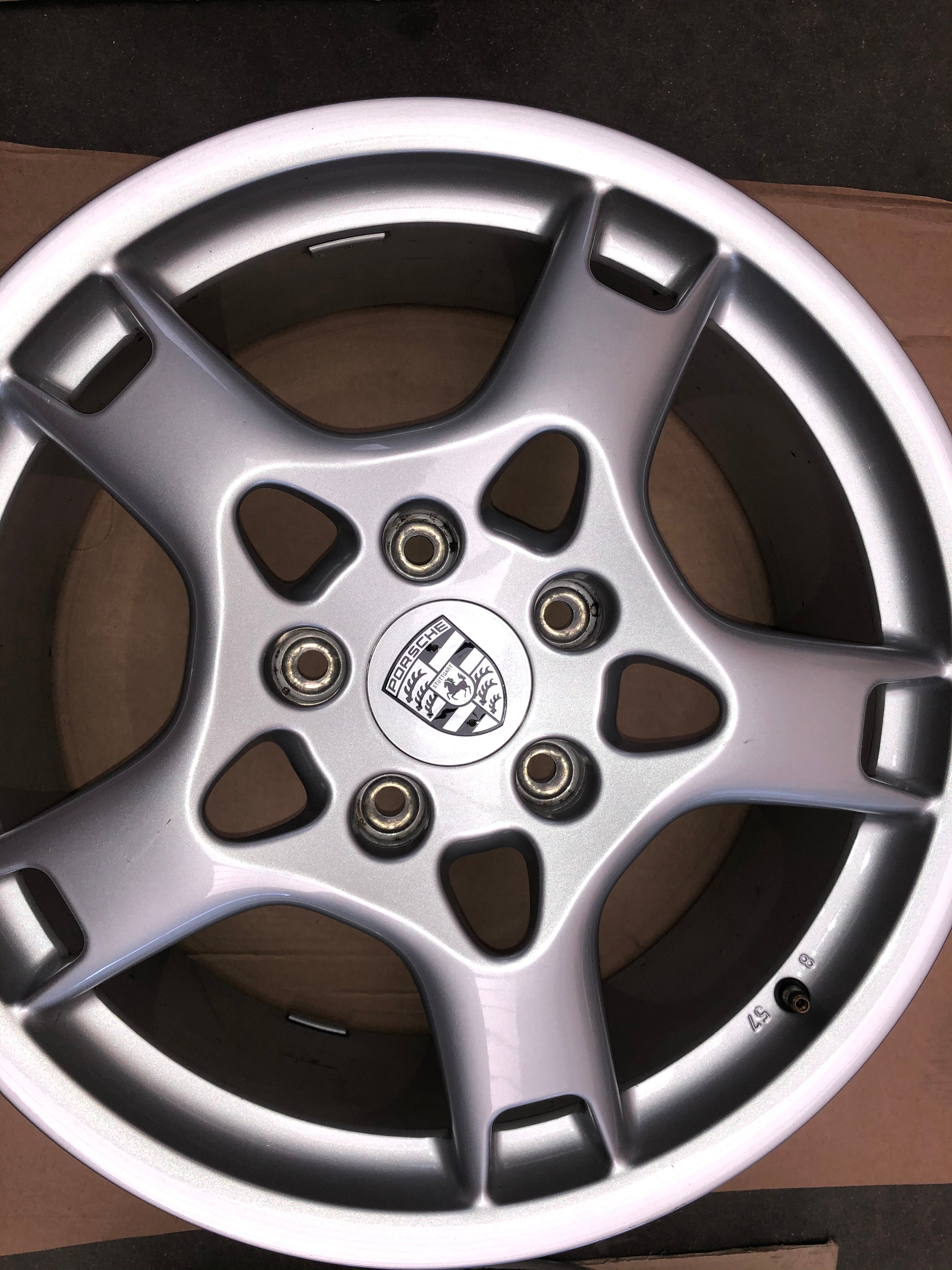 Originele Porsche 19" Achtervelgen – OEM BBS – 997 Carrera S