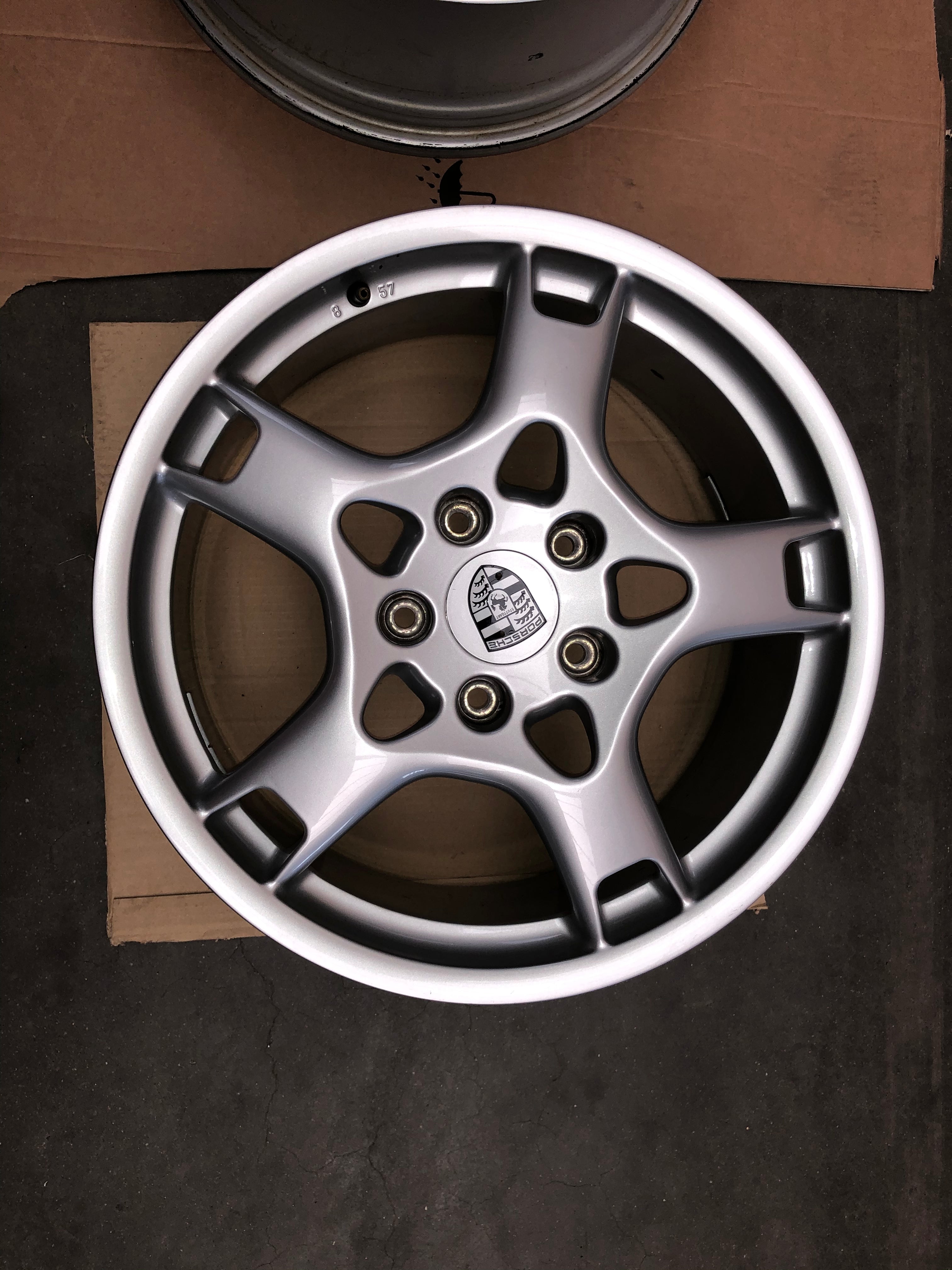 Originele Porsche 19" Achtervelgen – OEM BBS – 997 Carrera S