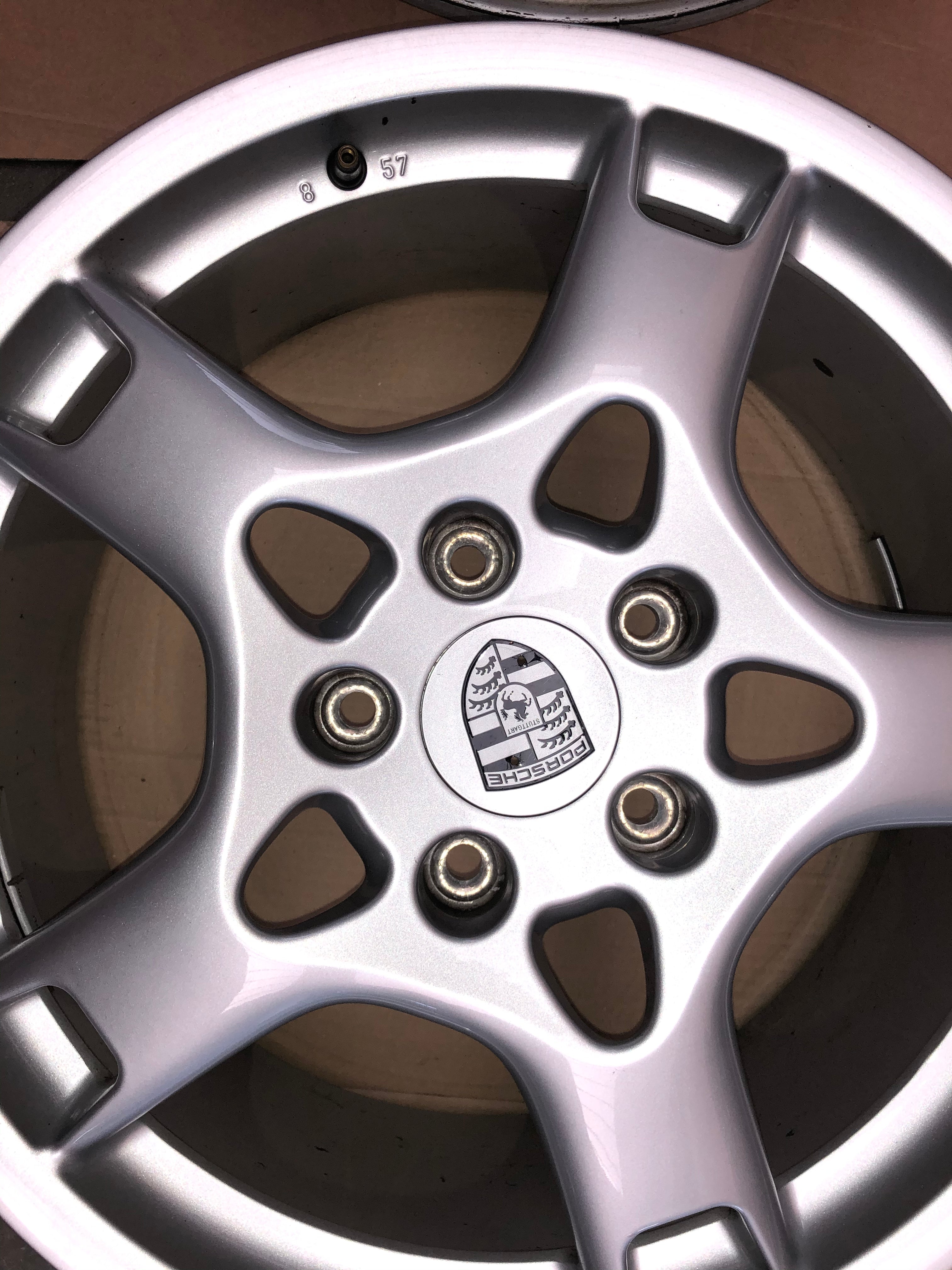 Originele Porsche 19" Achtervelgen – OEM BBS – 997 Carrera S