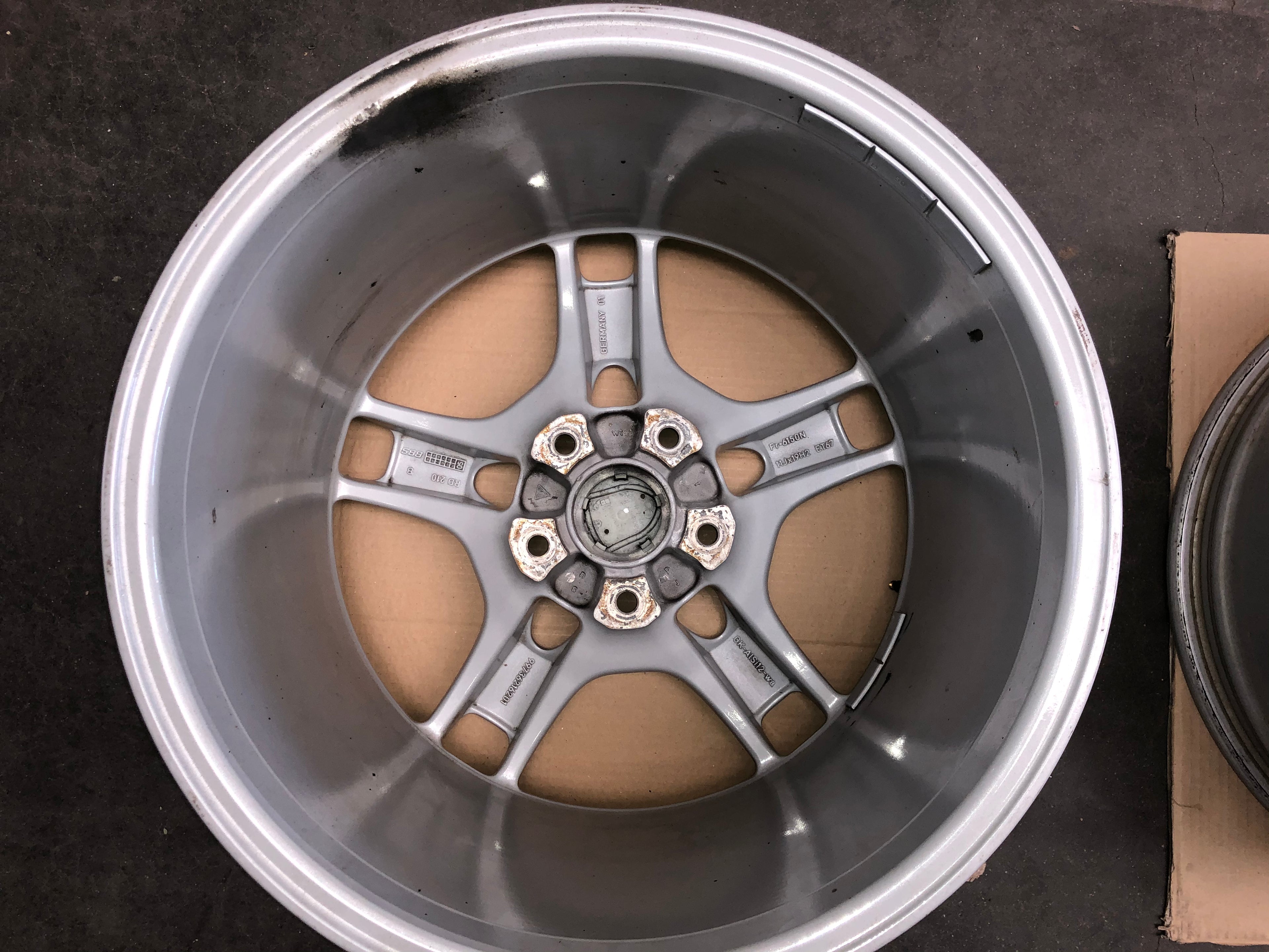 Originele Porsche 19" Achtervelgen – OEM BBS – 997 Carrera S
