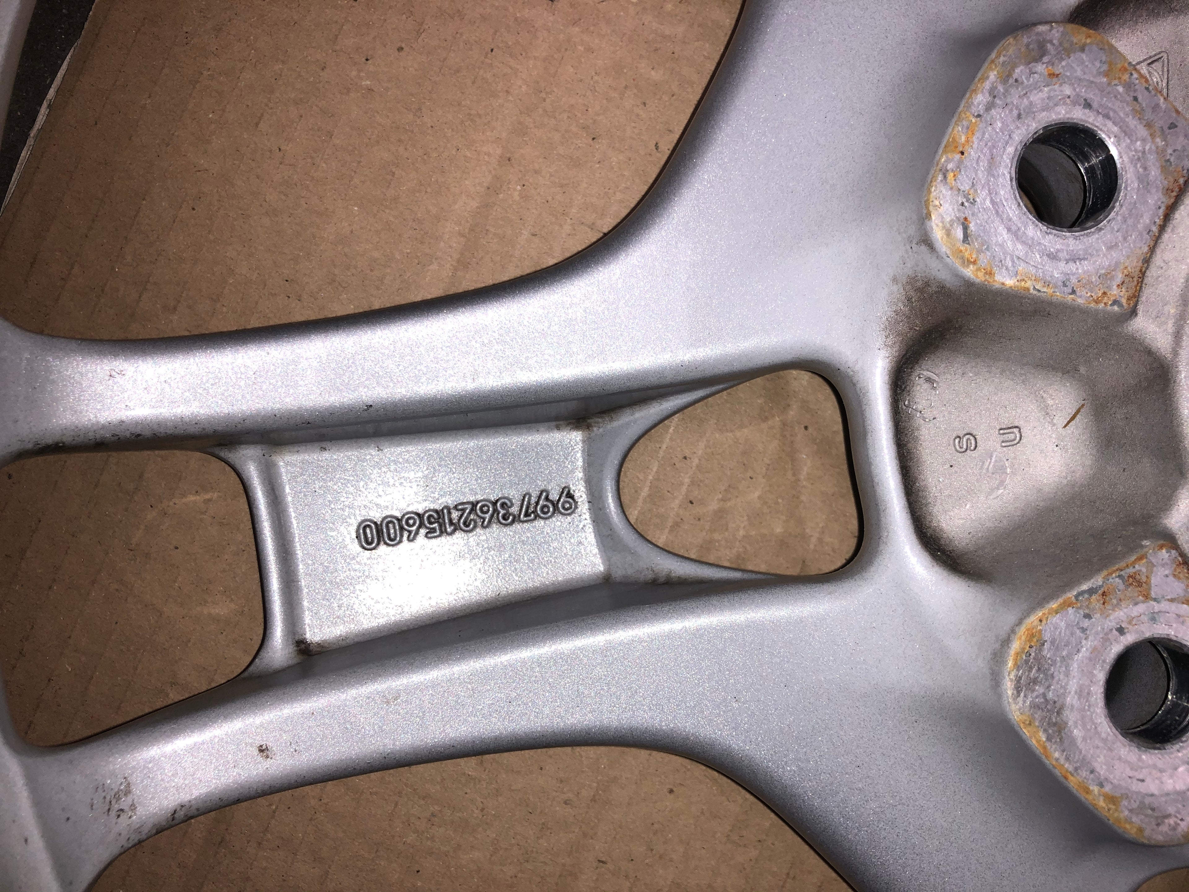 Originele Porsche 19" Achtervelgen – OEM BBS – 997 Carrera S