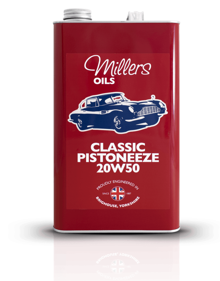 Classic Pistoneeze 20w50 motorolie – Millers Oils